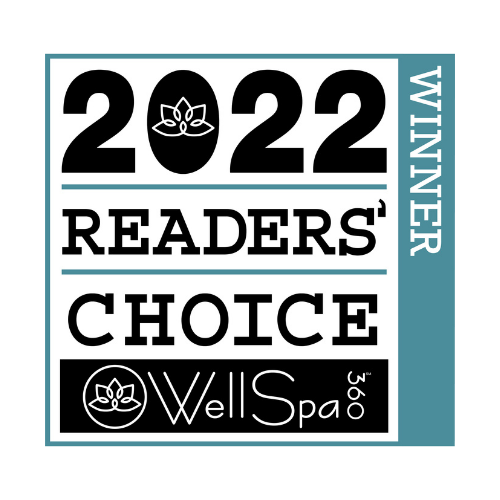 press logo for well spa 360 2022 readers choice winner award