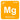 graphic for periodic table element magnesium 12 in orange and white