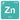 graphic for periodic table of element zinc 30 in blue and white