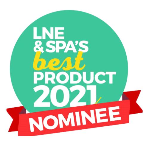 press logo for LNE & Spa's best product 2021 nominee for Revealu skincare