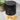 jar of elevate with supplement capsules displayed on white counter with plant