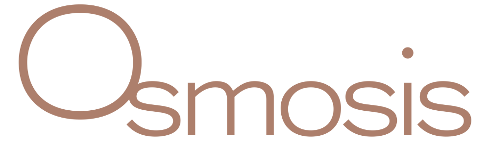 Osmosis logo in copper color is displayed on white background