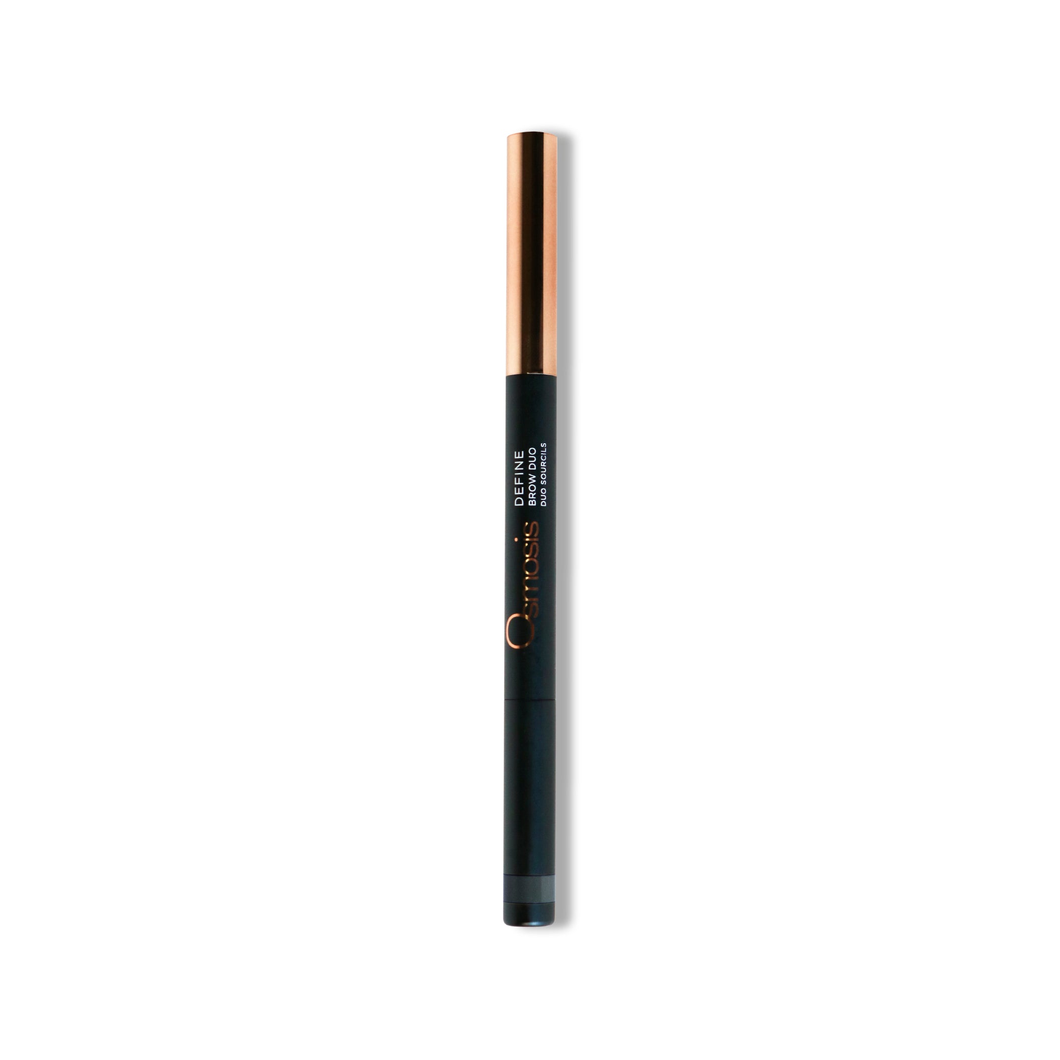 Brow gel and pencil duo color cacao by Osmosis Beauty makeup