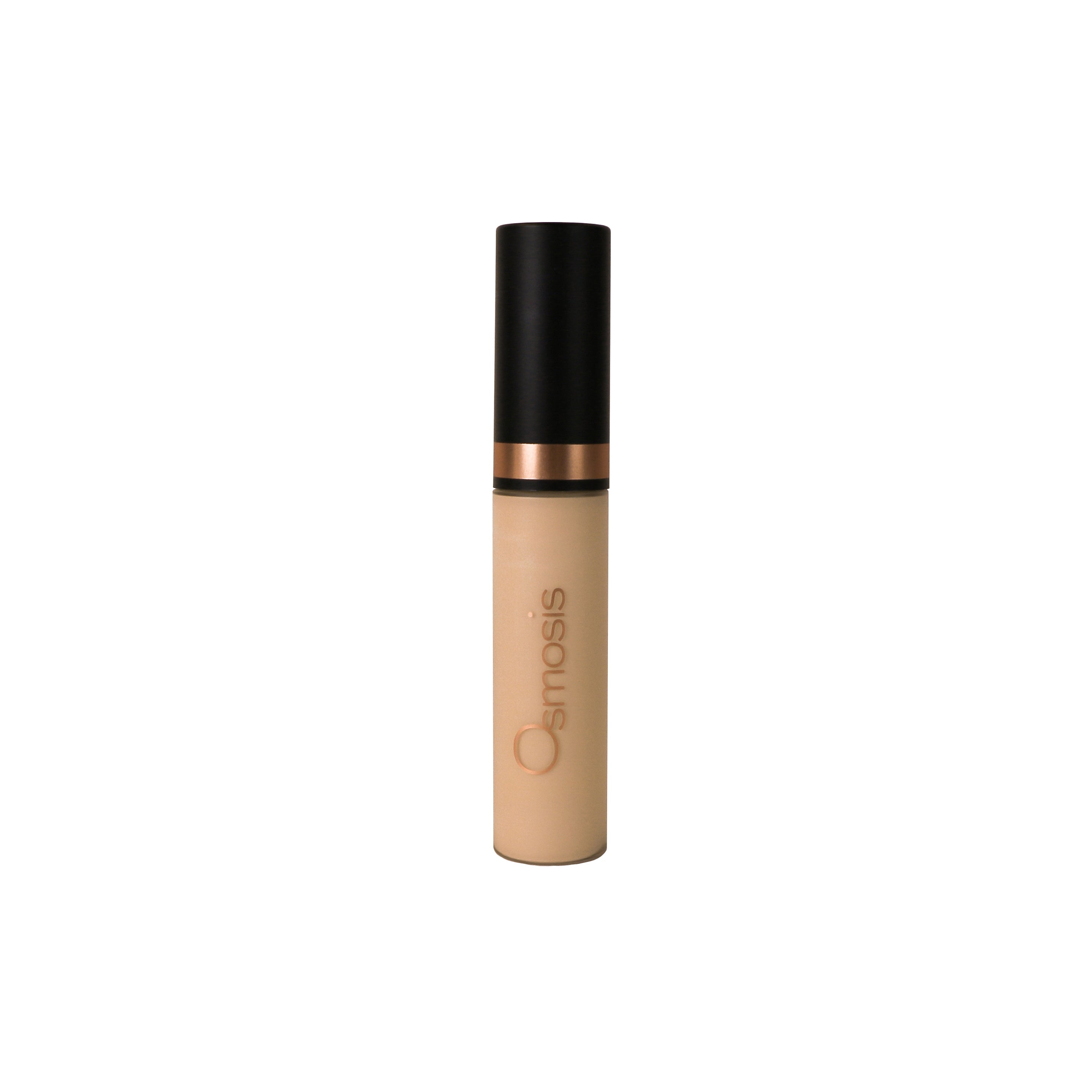 container standing up closed of buff flawless concealer on white background
