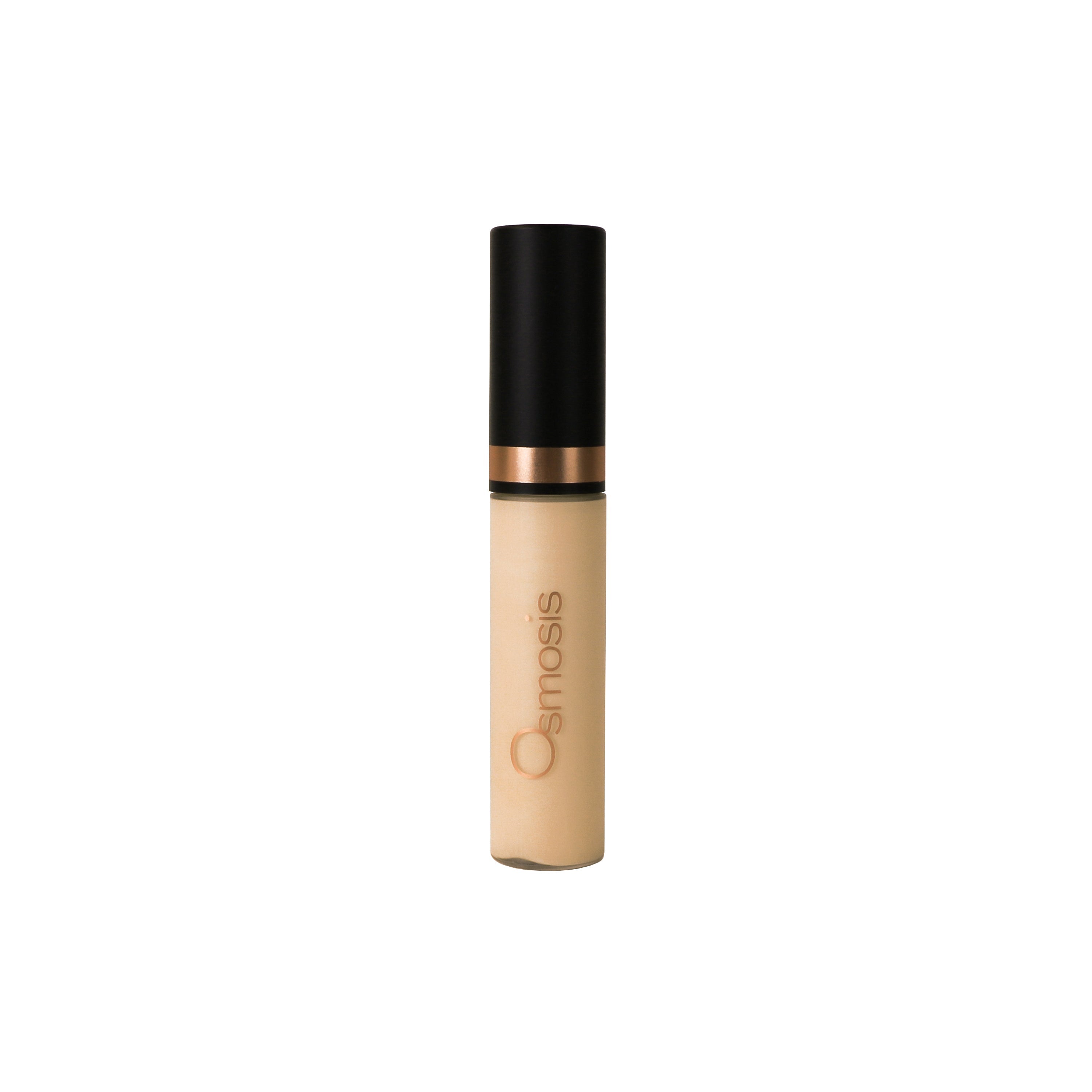 container standing up closed of ivory flawless concealer on white background