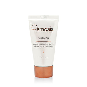 Tube of Osmosis moisturizer displayed on white background