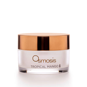 jar of tropical mango by osmosis displayed on white background