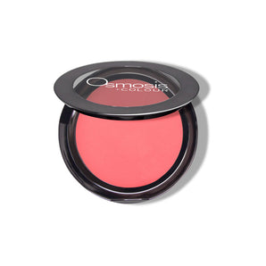Tulip pressed powder blush makeup from osmosis beauty displayed on white background